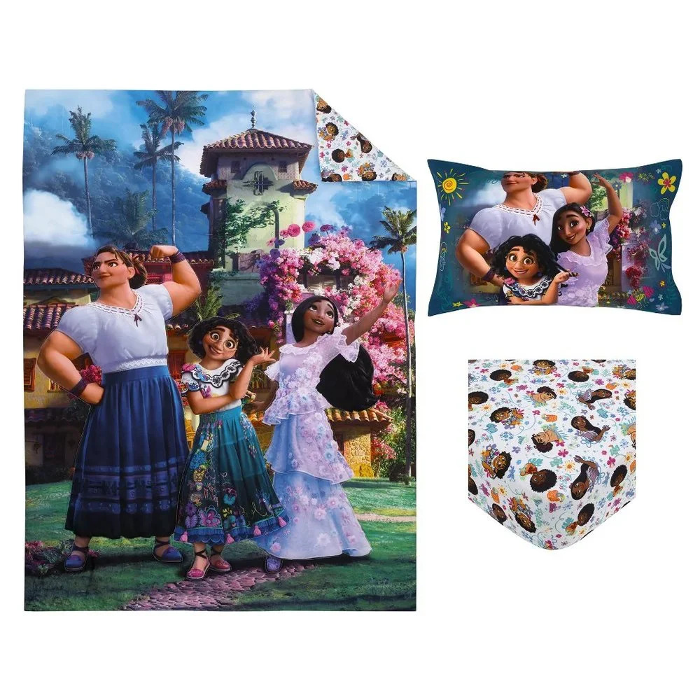 Disney Encanto 3 Piece Toddler Bed Set With Storage Bag